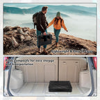 Camping Table with Mesh Desktop, Lightweight & Portable Small Folding Grill Table