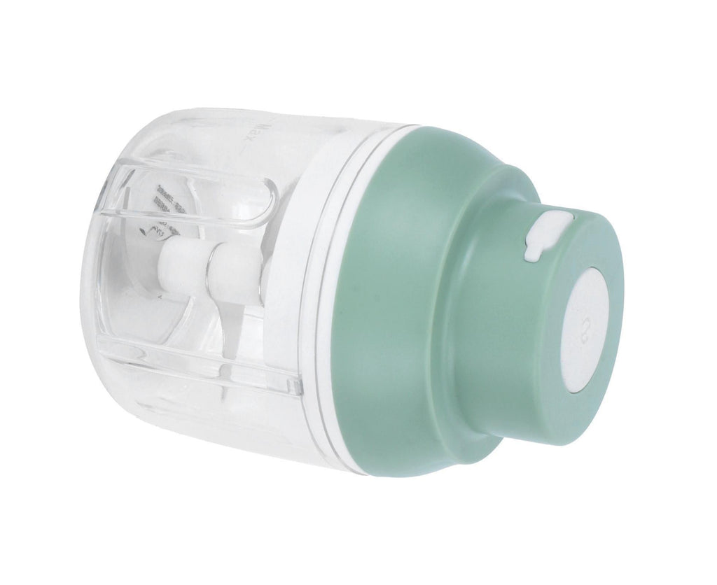 Mini Vegetable Cutter 250ml Electric Garlic Masher Crusher Grinder Kitchen AccessoryGreen