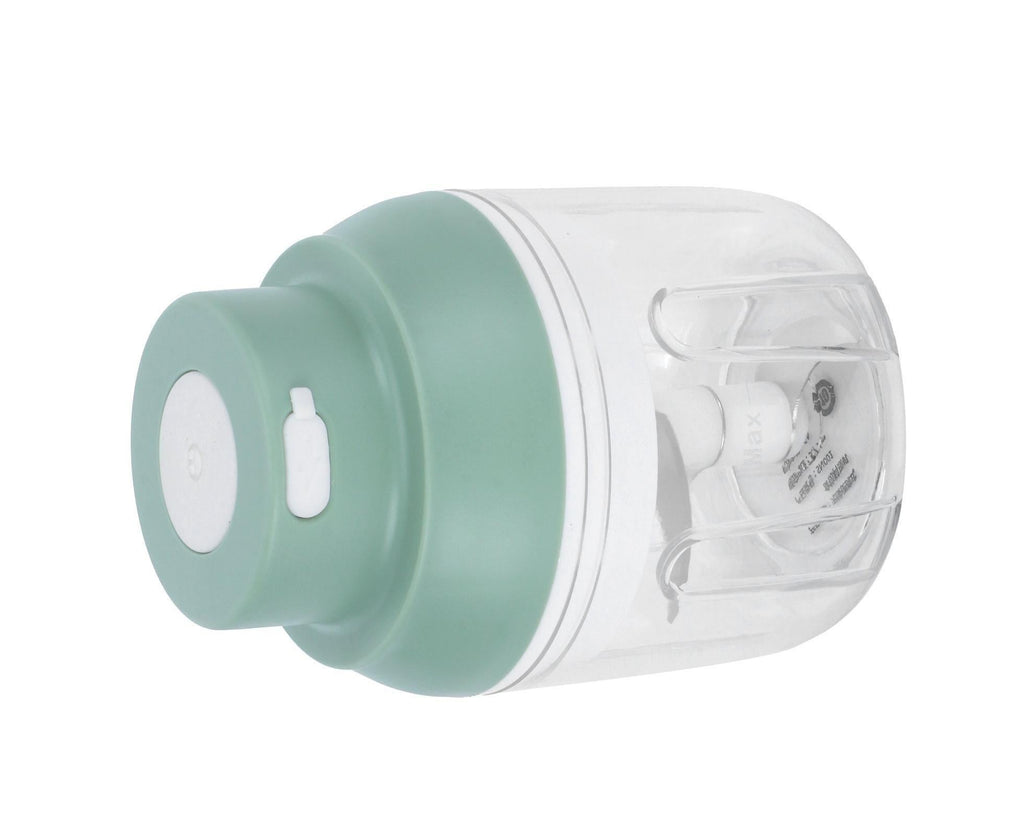 Mini Vegetable Cutter 250ml Electric Garlic Masher Crusher Grinder Kitchen AccessoryGreen