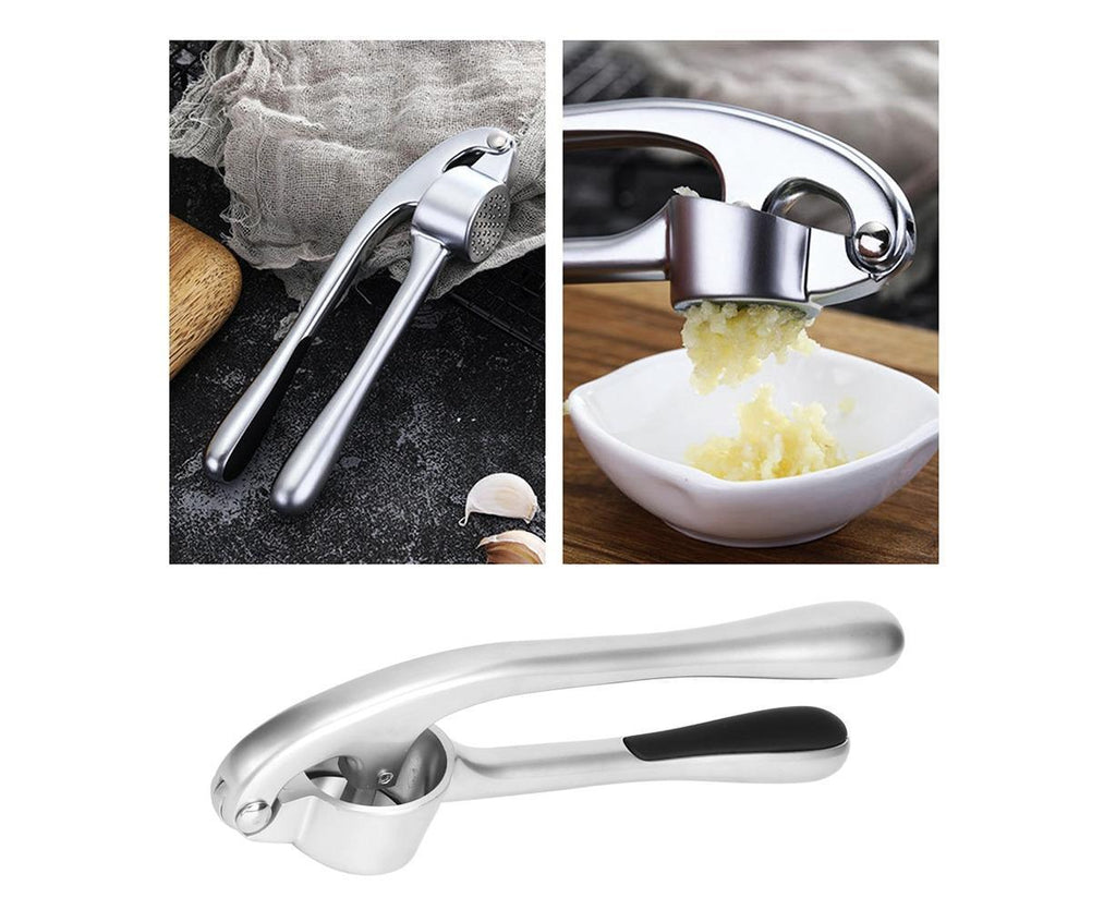 Professional Multi Function Kitchen Zinc Alloy Manual Garlic Press Crusher Tool