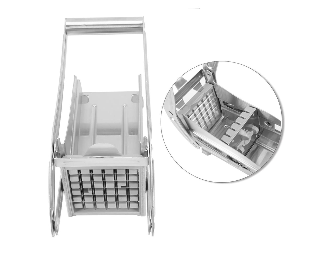 Stainless Steel French Fries Cutter Potato Chipper Chopper Maker - Flavour Fushion Cooking Shop