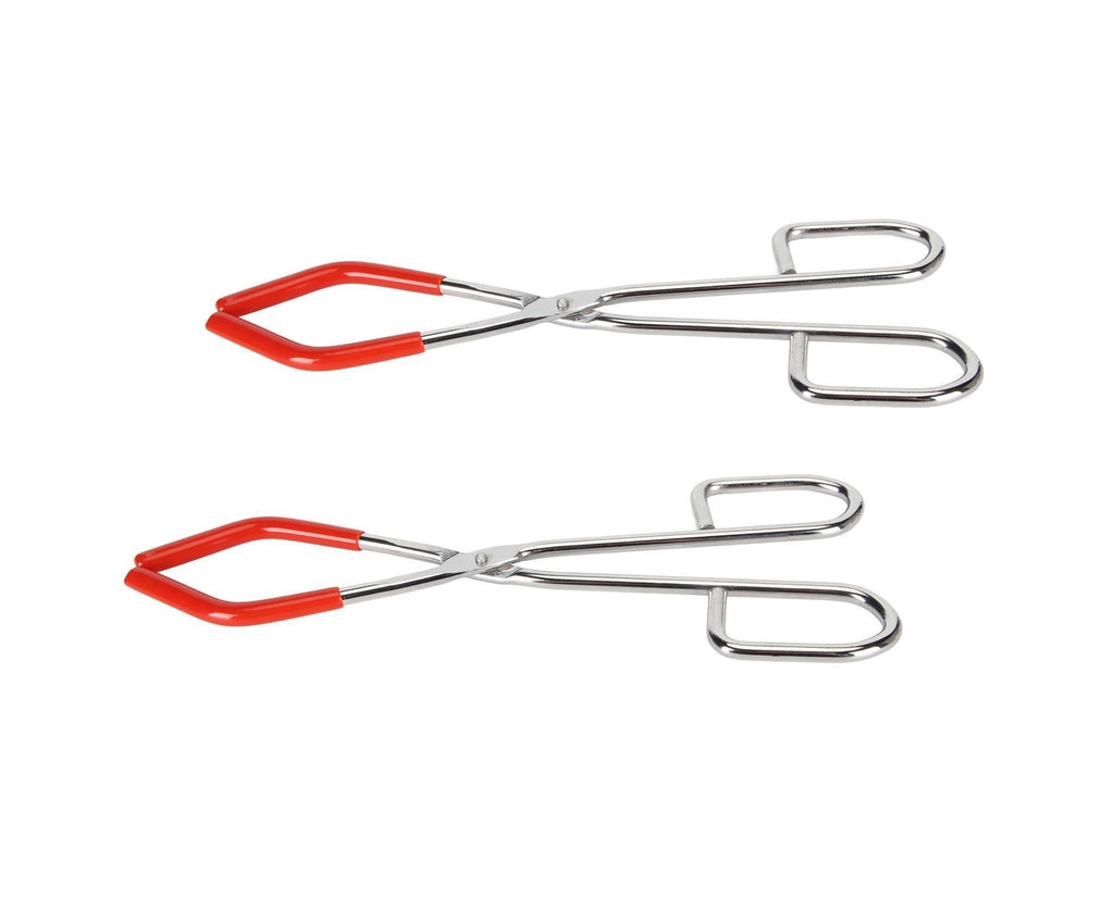 2pcs Labs Beaker Tongs Rust Prevention Strong Grip Rubber Coated Ends Chemical Beaker Tongs for 50mL To 2000mL Beakers Labware