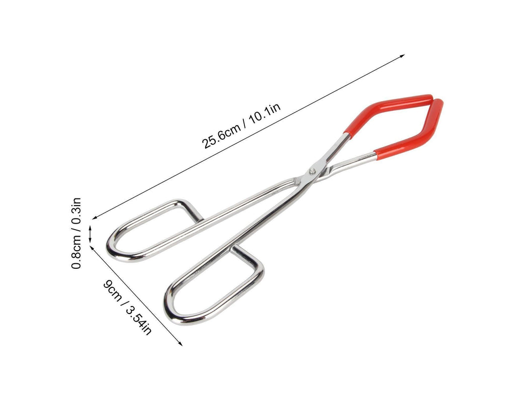 2pcs Labs Beaker Tongs Rust Prevention Strong Grip Rubber Coated Ends Chemical Beaker Tongs for 50mL To 2000mL Beakers Labware