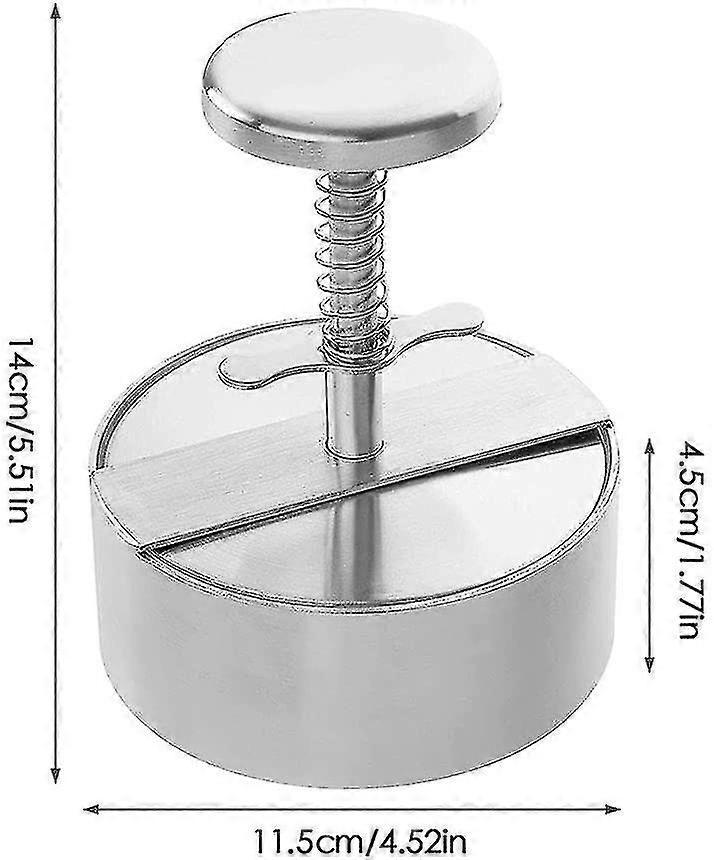Stainless Steel Burger Mold Grill Kitchen