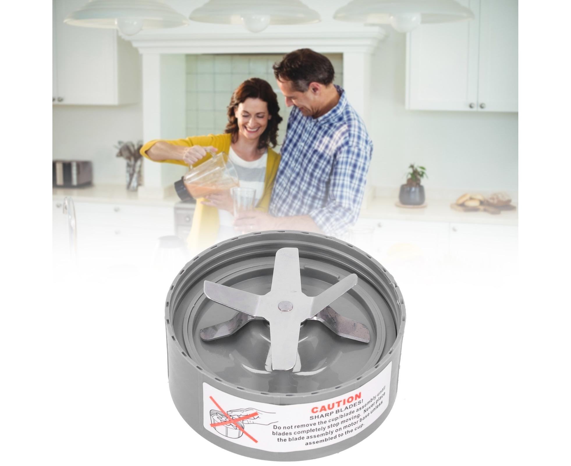 Blender Blade Stainless Steel, 6-Fin Extractor Replacement for 600W/900W Juicer