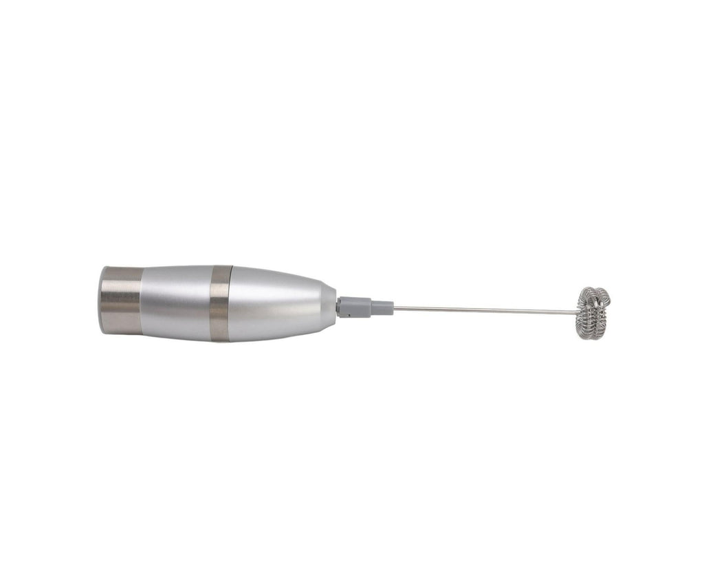 Electric Milk Frother, Handheld Battery Operated Drink Mixer, Portable Eggbeater with Stainless Steel Whisk