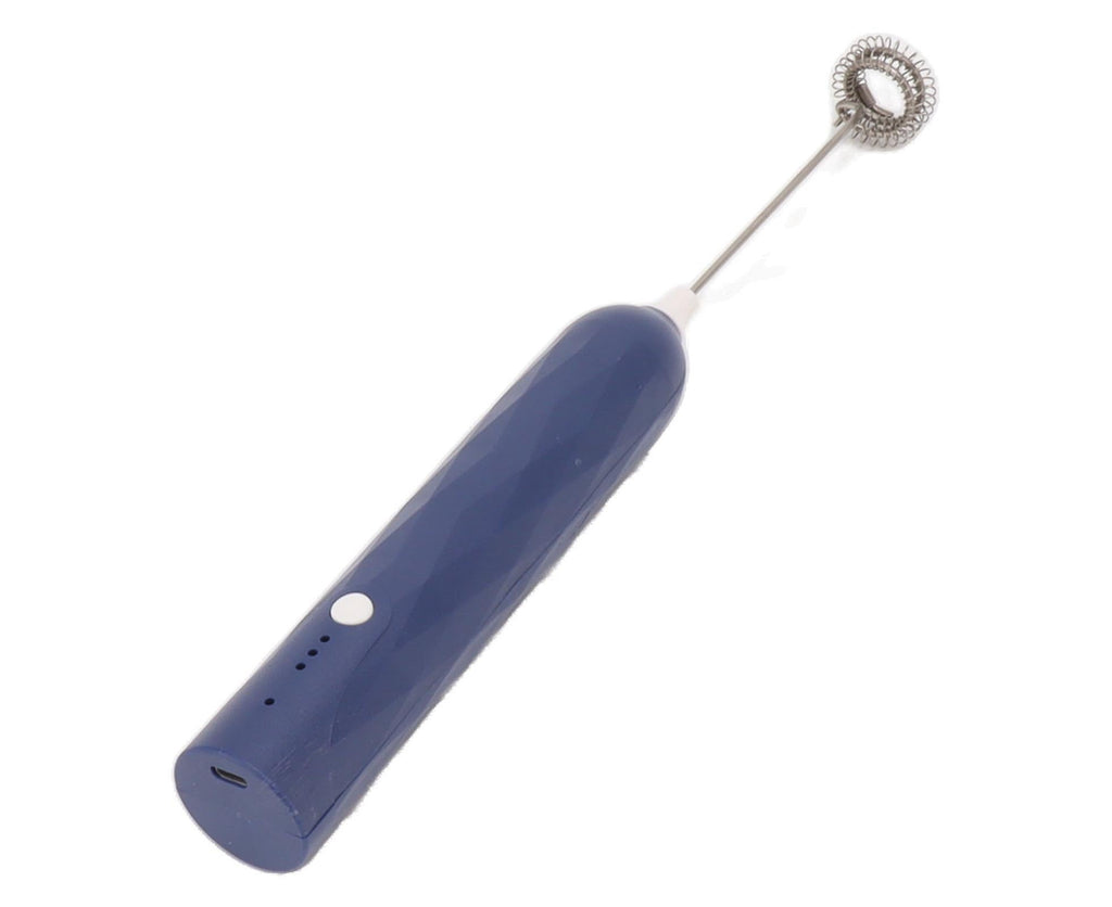 Small Household Egg Beater, Mini Multifunctional Handheld Electric Stirrer, Foam Maker, Whisk, Cordless Milk & Coffee Foamer, Blue