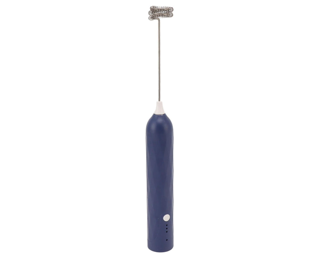Small Household Egg Beater, Mini Multifunctional Handheld Electric Stirrer, Foam Maker, Whisk, Cordless Milk & Coffee Foamer, Blue