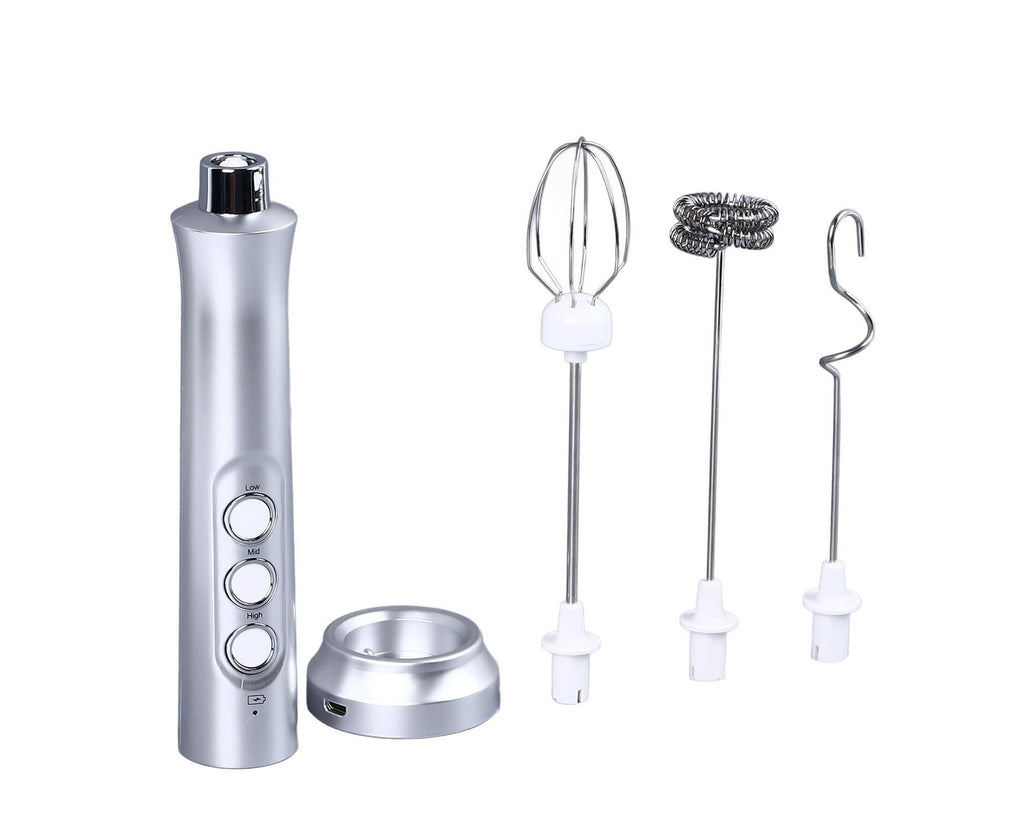 Handheld Milk Frother, Powerful High-Speed USB Rechargeable, Whisk Drink Mixer for Coffee, Matcha & Hot Chocolate