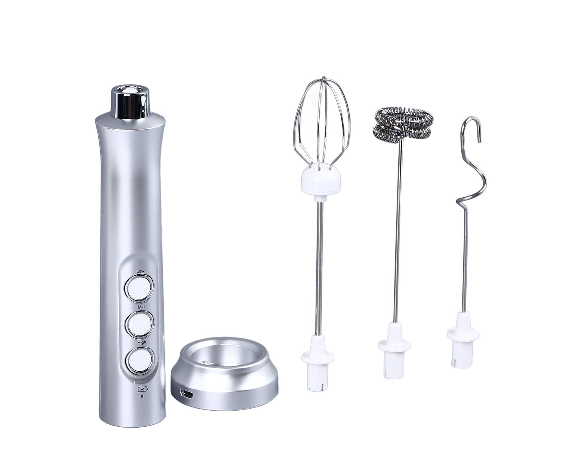 Handheld Milk Frother, Powerful High-Speed USB Rechargeable, Whisk Drink Mixer for Coffee, Matcha & Hot Chocolate