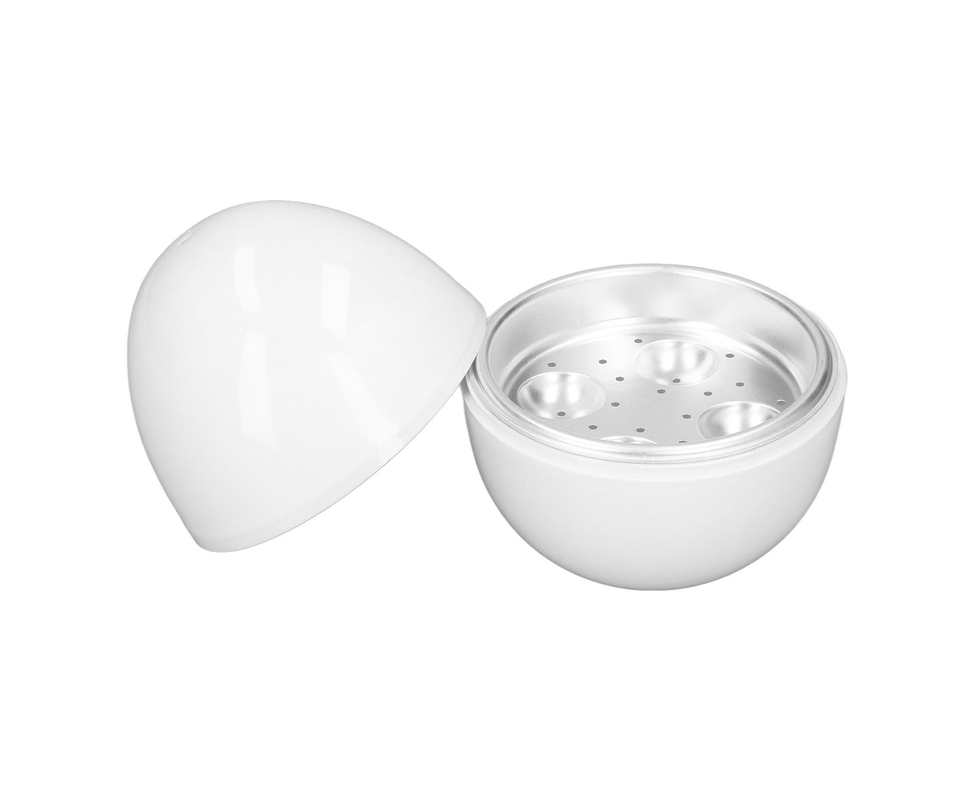 Hard Boiled Egg Cooker, 4-Egg Capacity, Compact Microwave Design, ABS Material Egg Boiler