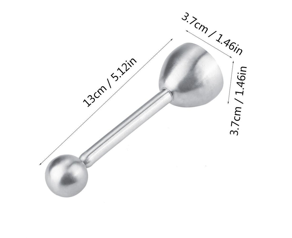Stainless Steel Egg Cutter, Topper & Cracker for Soft & Hard Boiled Eggs