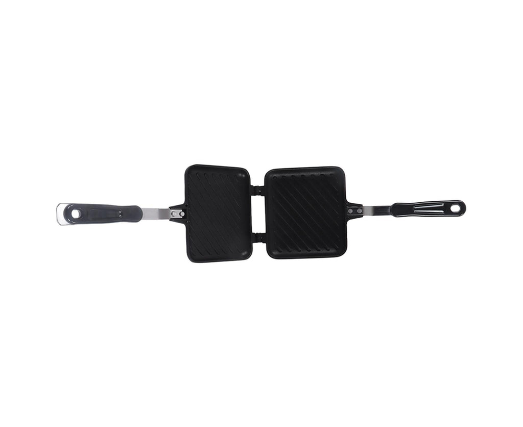Sandwich Pan, Double-Sided Non-Stick Breakfast Frying Pan, Flat Bottom Panini Maker
