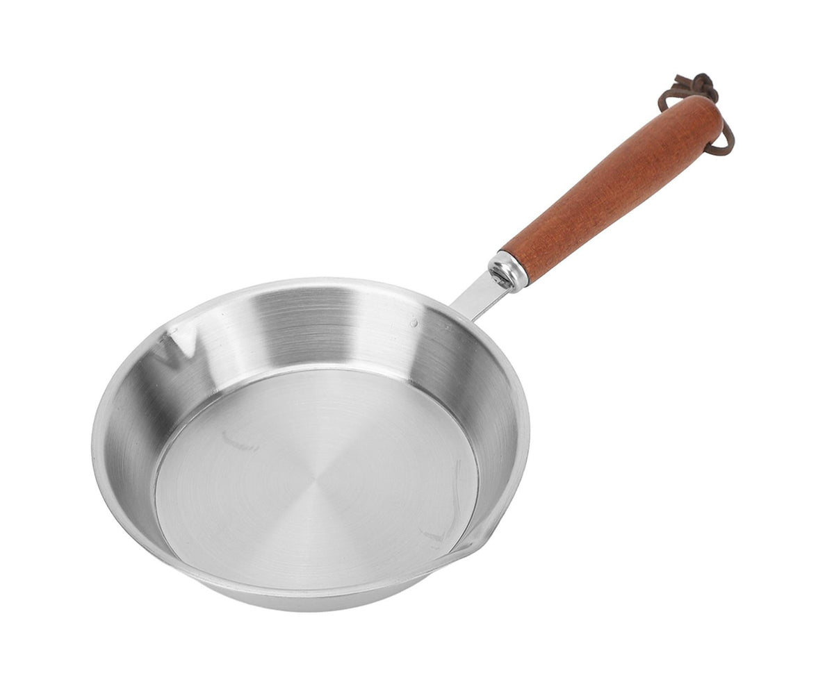 Stainless Steel Frying Pan, Non-Stick Egg Fryer for Household & Restaurant, 4.7 Inch - Flavour Fushion Cooking Shop