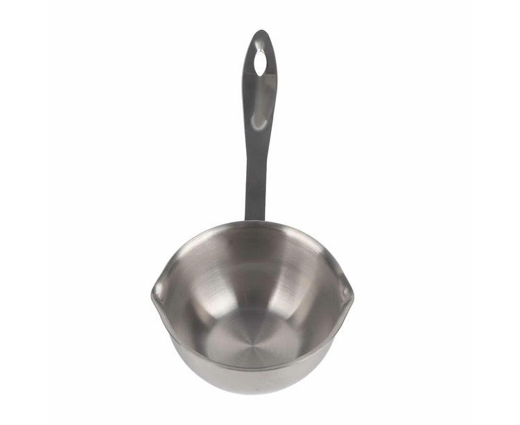 Butter Warmer Pot, Flat Induction Bottom Stainless Steel Mini Hot Milk Saucepan, 150ml - Flavour Fushion Cooking Shop