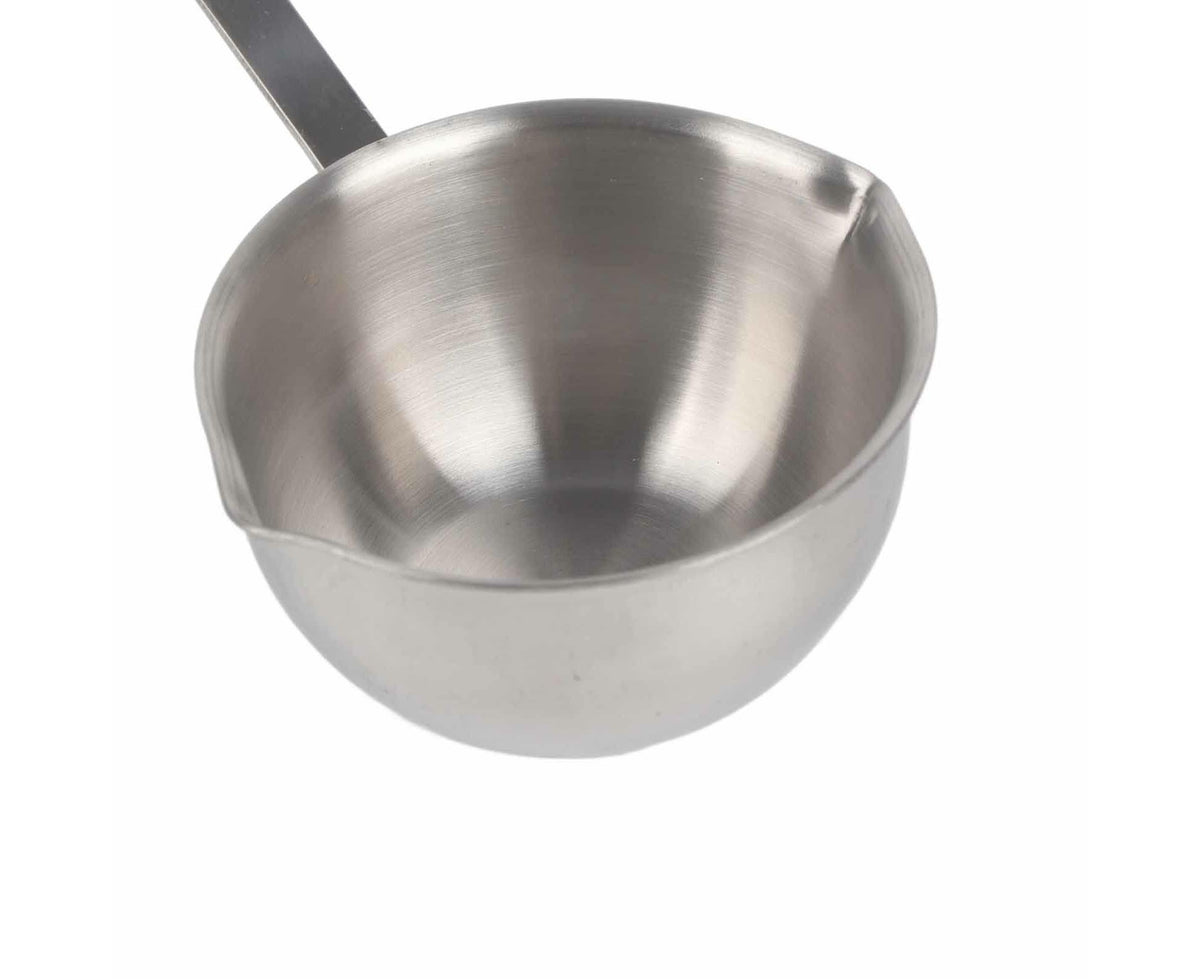 Butter Warmer Pot, Flat Induction Bottom Stainless Steel Mini Hot Milk Saucepan, 150ml - Flavour Fushion Cooking Shop