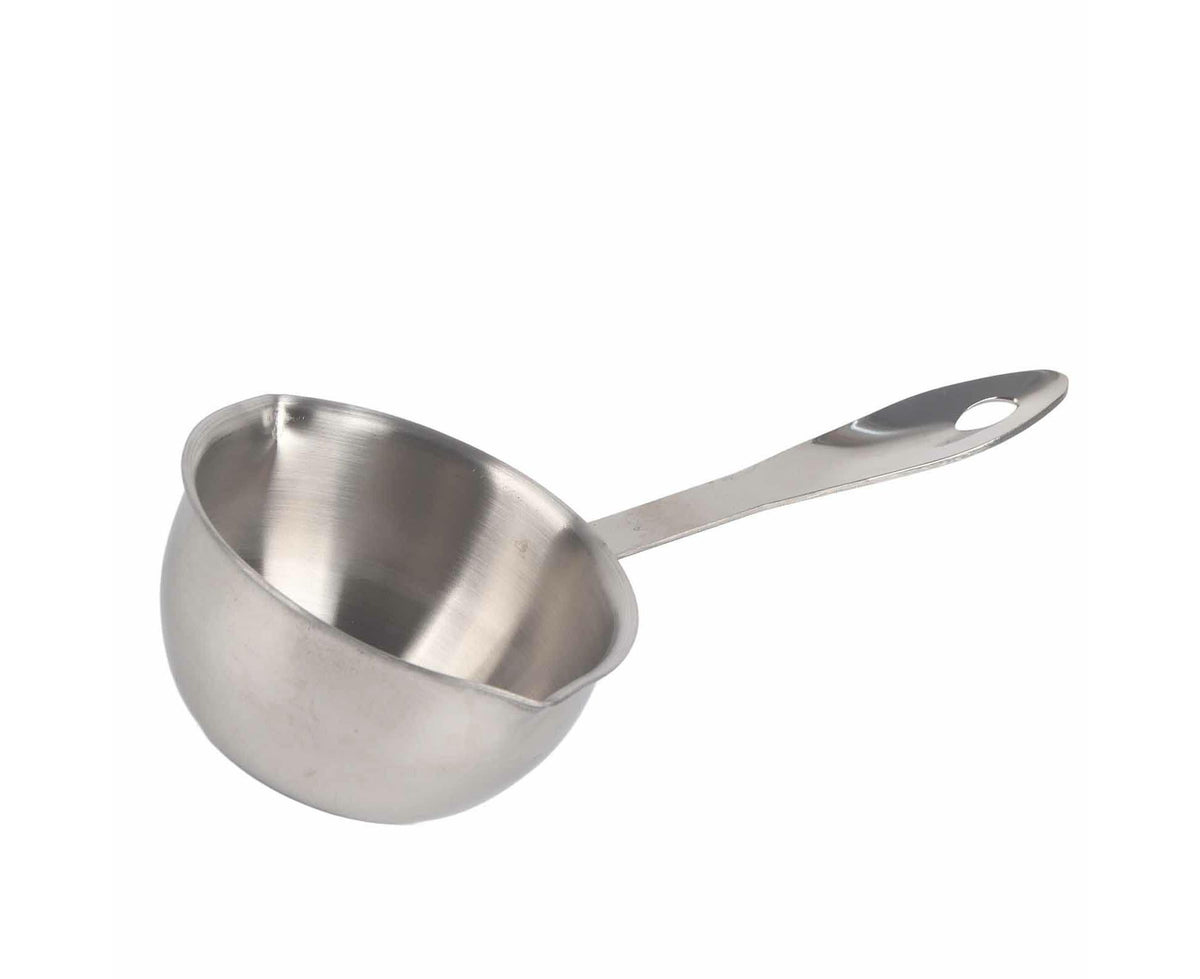 Butter Warmer Pot, Flat Induction Bottom Stainless Steel Mini Hot Milk Saucepan, 150ml - Flavour Fushion Cooking Shop