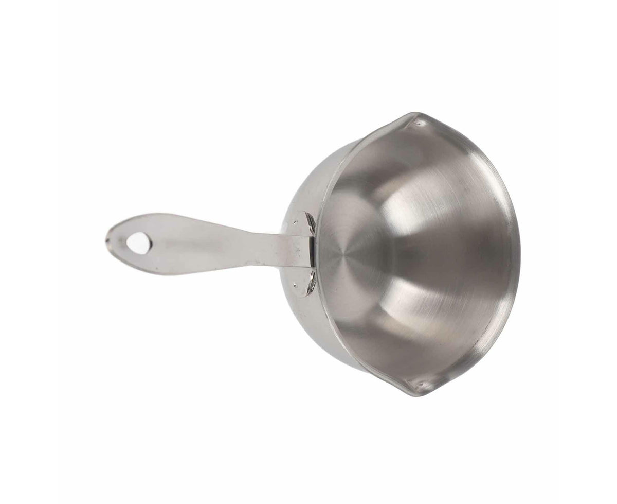 Butter Warmer Pot, Flat Induction Bottom Stainless Steel Mini Hot Milk Saucepan, 150ml - Flavour Fushion Cooking Shop