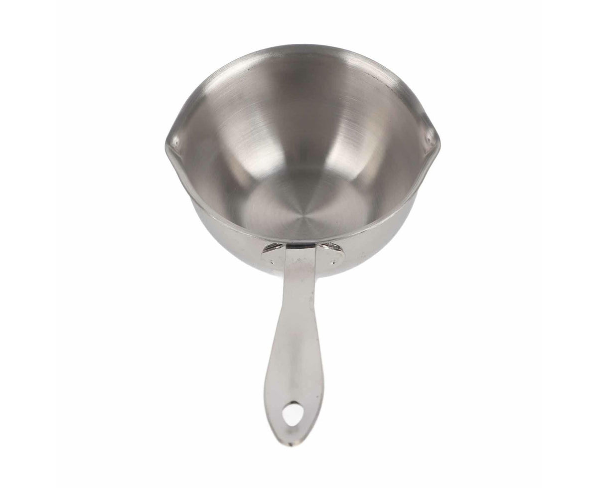 Butter Warmer Pot, Flat Induction Bottom Stainless Steel Mini Hot Milk Saucepan, 150ml - Flavour Fushion Cooking Shop
