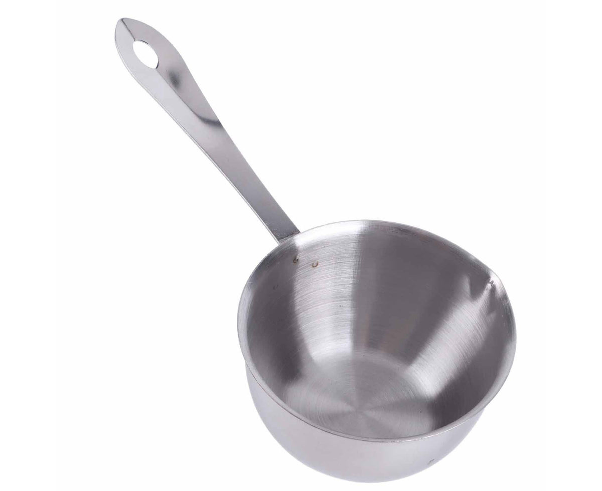 Butter Warmer Pot, Flat Induction Bottom Stainless Steel Mini Hot Milk Saucepan, 300ml - Flavour Fushion Cooking Shop