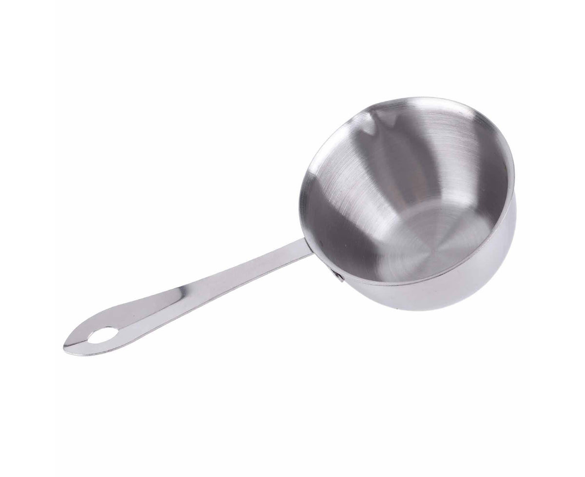 Butter Warmer Pot, Flat Induction Bottom Stainless Steel Mini Hot Milk Saucepan, 300ml - Flavour Fushion Cooking Shop