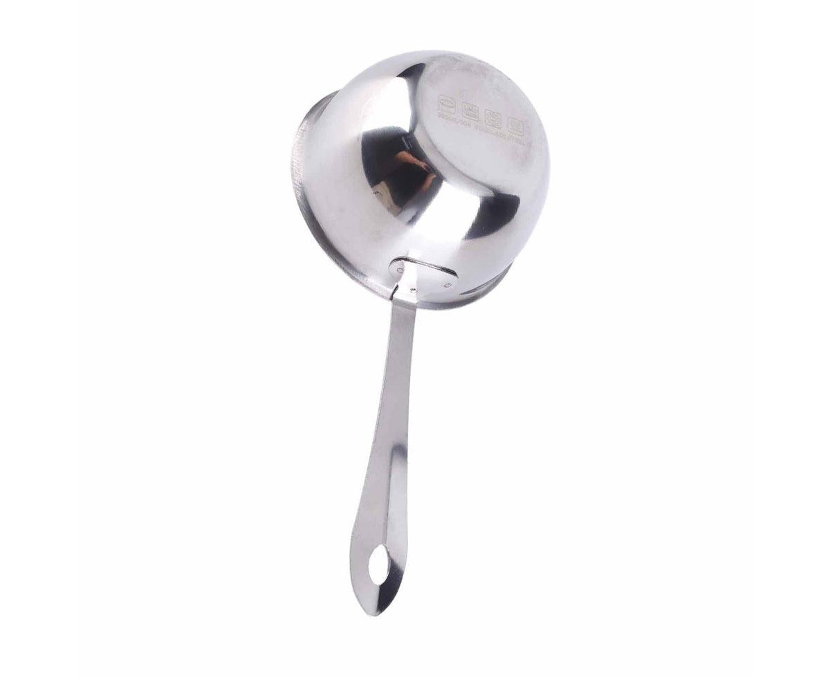 Butter Warmer Pot, Flat Induction Bottom Stainless Steel Mini Hot Milk Saucepan, 300ml - Flavour Fushion Cooking Shop