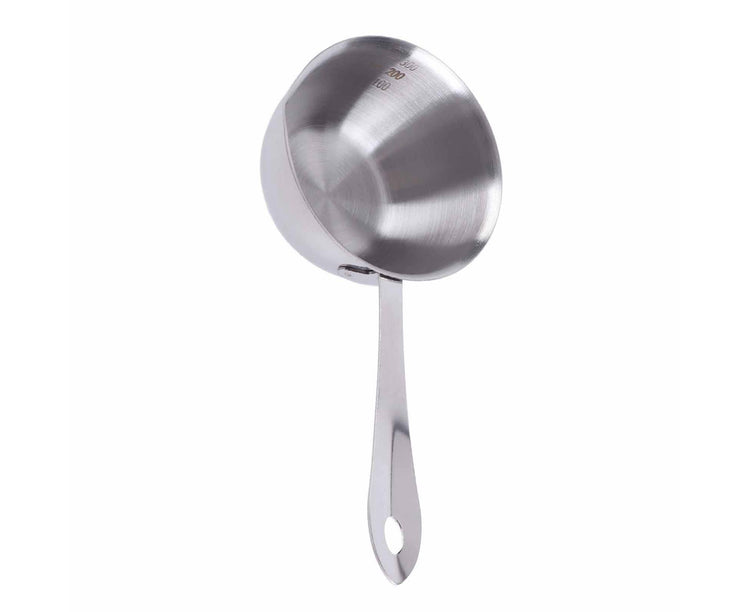 Butter Warmer Pot, Flat Induction Bottom Stainless Steel Mini Hot Milk Saucepan, 300ml - Flavour Fushion Cooking Shop