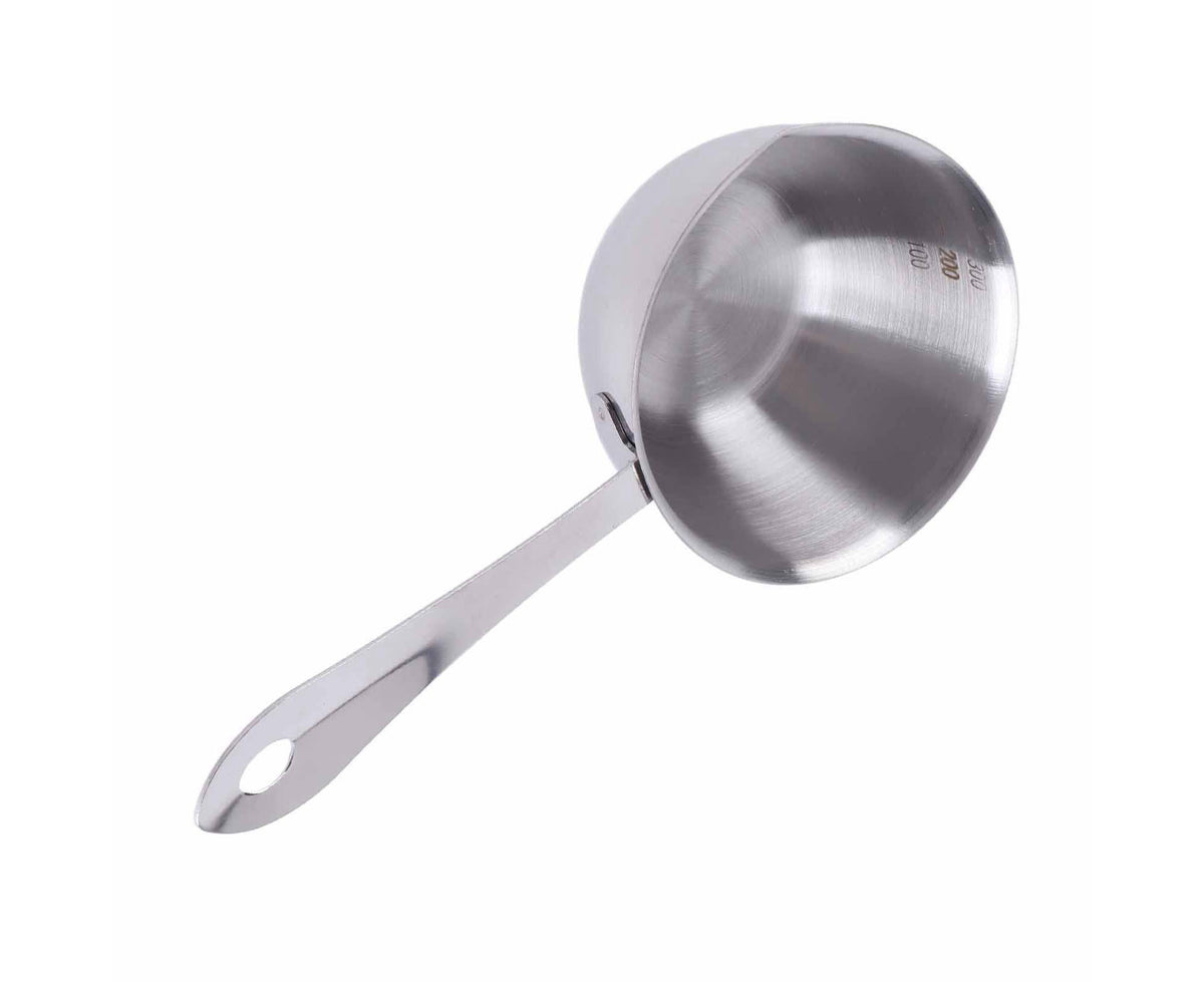 Butter Warmer Pot, Flat Induction Bottom Stainless Steel Mini Hot Milk Saucepan, 300ml - Flavour Fushion Cooking Shop