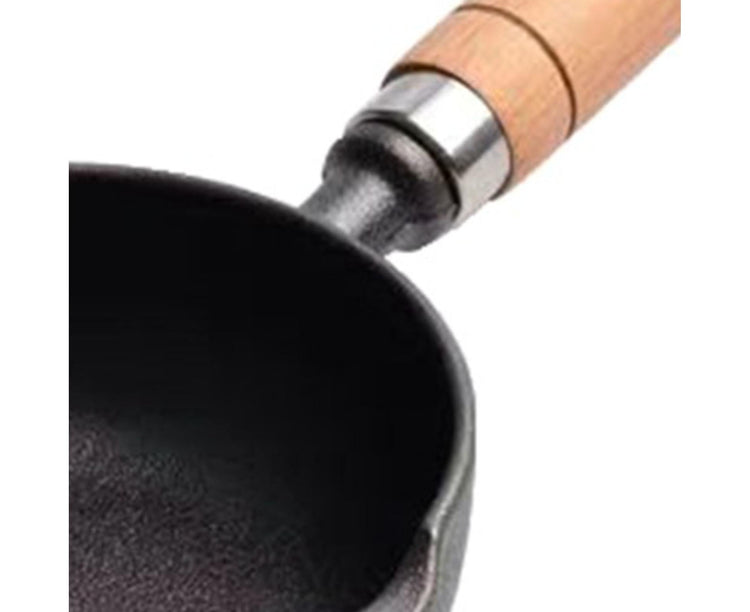 Cast Iron Pot, Even Heating Multifunctional Non-Stick Stir Fry Pan, 11 x 4cm - Flavour Fushion Cooking Shop