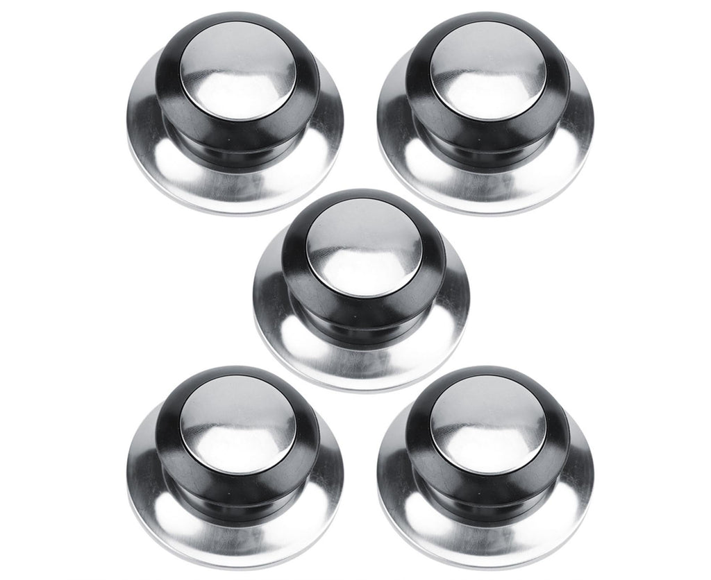 5pcs Heat-Resistant Pot Pan Lids, Knob Lifting Handle, Kitchen Cookware Replacement
