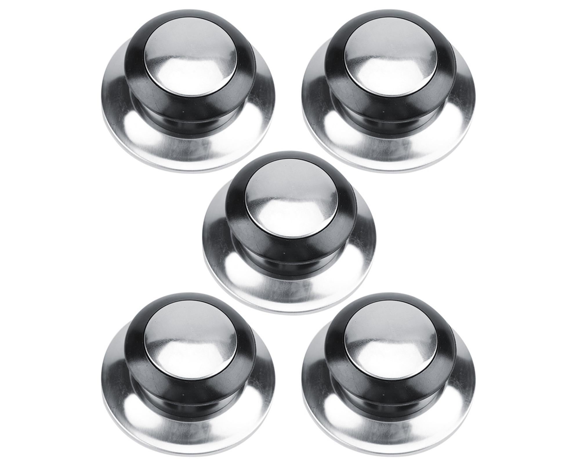 5pcs Heat-Resistant Pot Pan Lids, Knob Lifting Handle, Kitchen Cookware Replacement