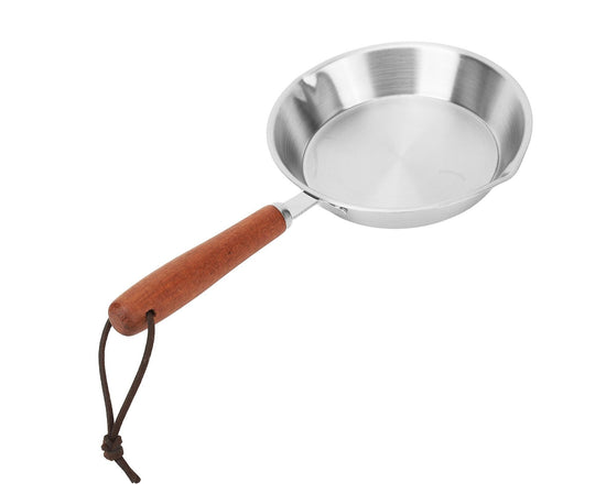 Stainless Steel Frying Pan, Non-Stick Egg Fryer for Household & Restaurant, 6.3 Inch - Flavour Fushion Cooking Shop