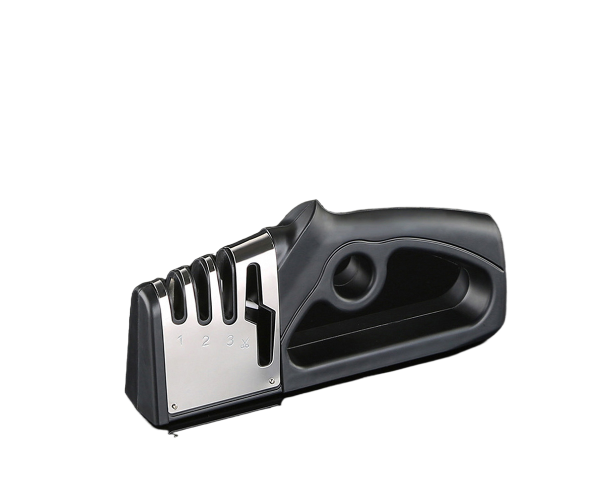 Cutter Sharpener Stainless Steel Whetstone-Black - Flavour Fushion Cooking Shop