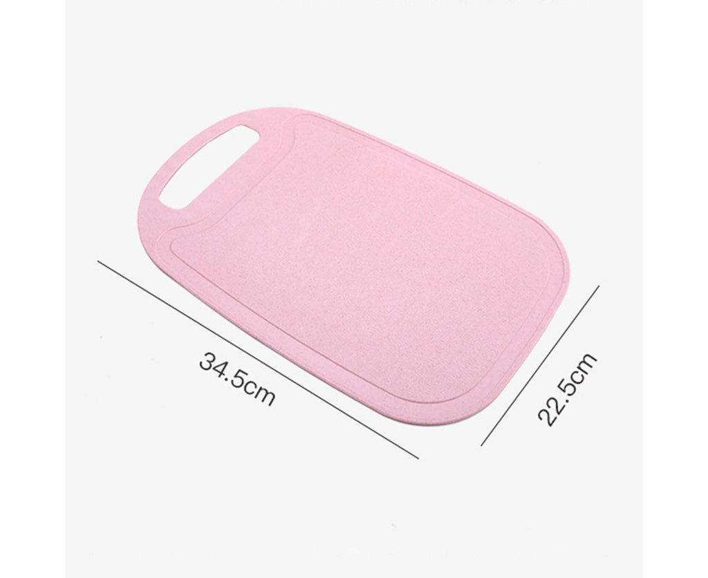 Chopping Block Food Grade Non-Slip 4 Colors Kitchen Cutting Board for Kitchen-Pink