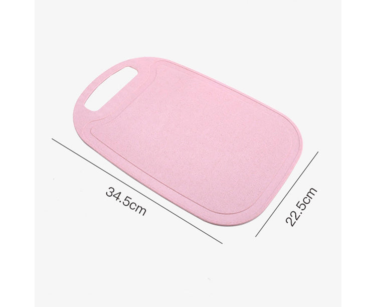 Chopping Block Food Grade Non-Slip 4 Colors Kitchen Cutting Board for Kitchen-Pink - Flavour Fushion Cooking Shop
