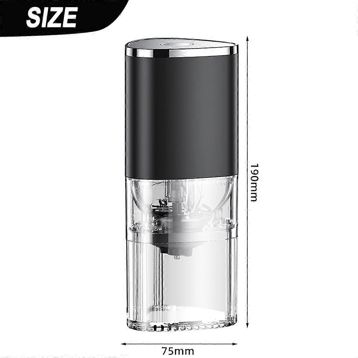 Electric Burr Coffee Grinder - Mini Cordless Coffee Bean Grinder for Home & Travel - Flavour Fushion Cooking Shop