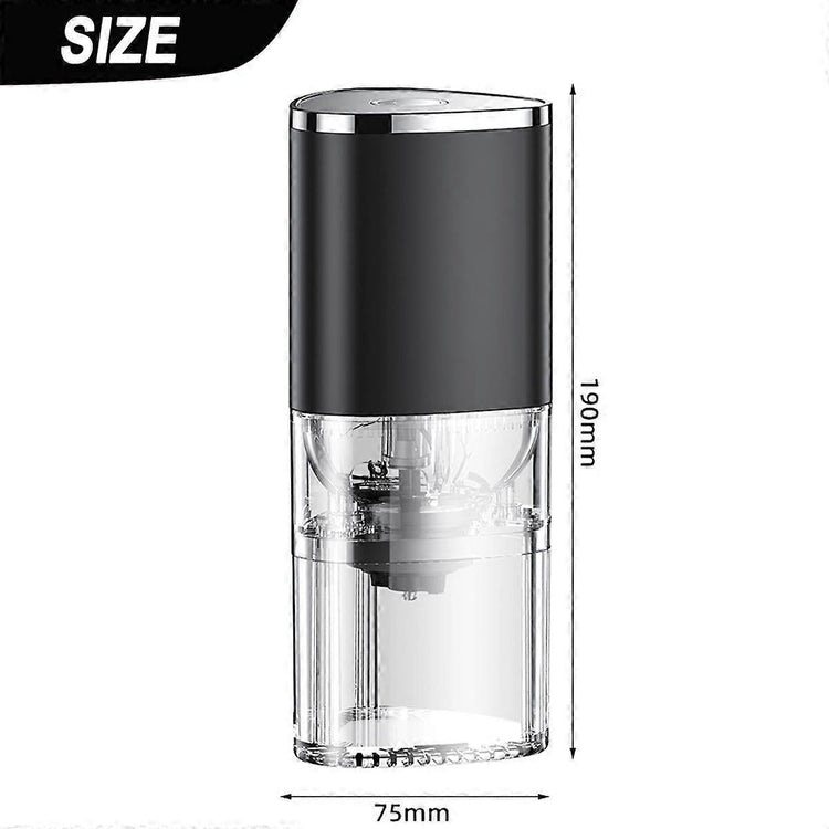 Electric Burr Coffee Grinder - Mini Cordless Coffee Bean Grinder for Home & Travel - Flavour Fushion Cooking Shop