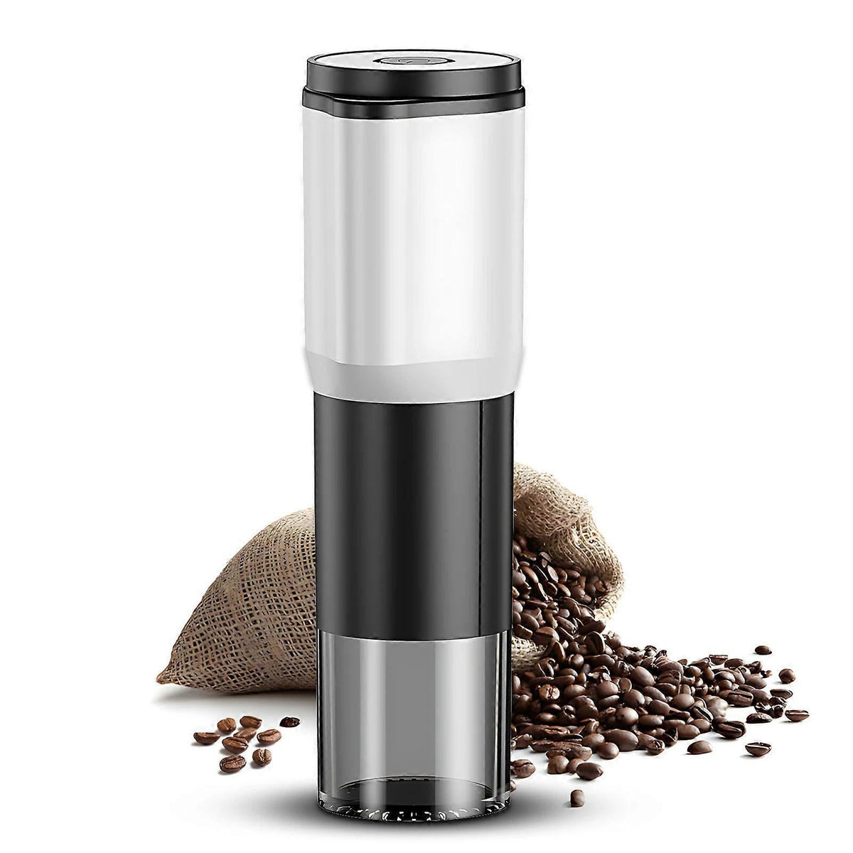 Electric Coffee Grinder - Rechargeable Coffee Mill, Compact Grinder for Office & Travel - Flavour Fushion Cooking Shop