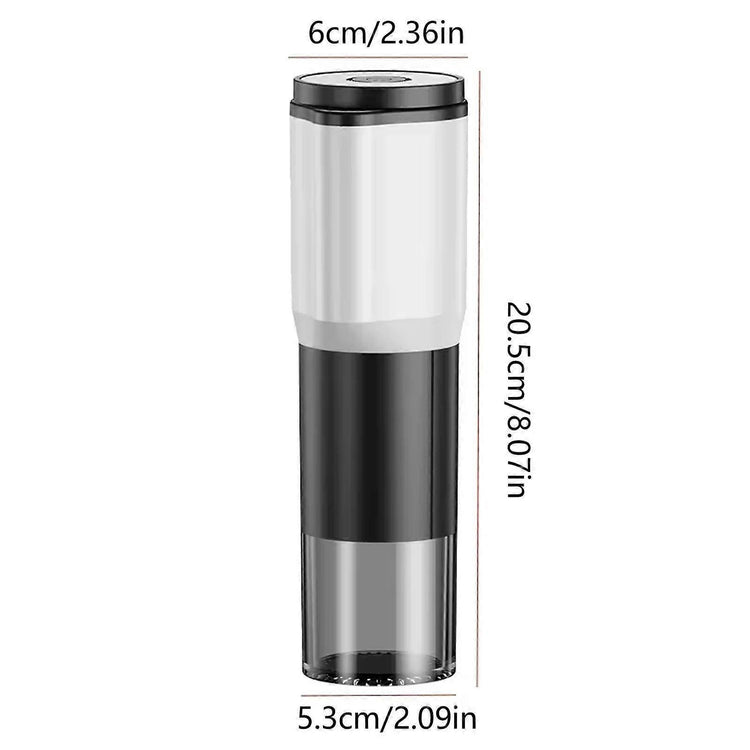 Electric Coffee Grinder - Rechargeable Coffee Mill, Compact Grinder for Office & Travel - Flavour Fushion Cooking Shop