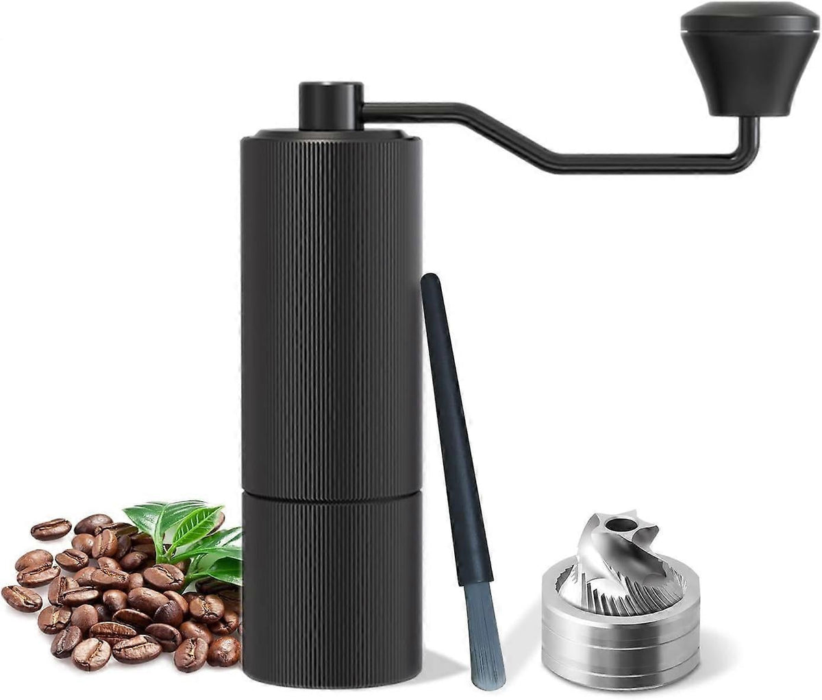 Manual Coffee Grinder - Adjustable Stainless Steel Hand Crank Coffee Mill, Portable - Flavour Fushion Cooking Shop