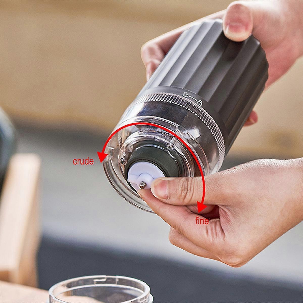 Electric Coffee Grinder - USB Rechargeable Burr Grinder, Automatic Coffee Bean Mill