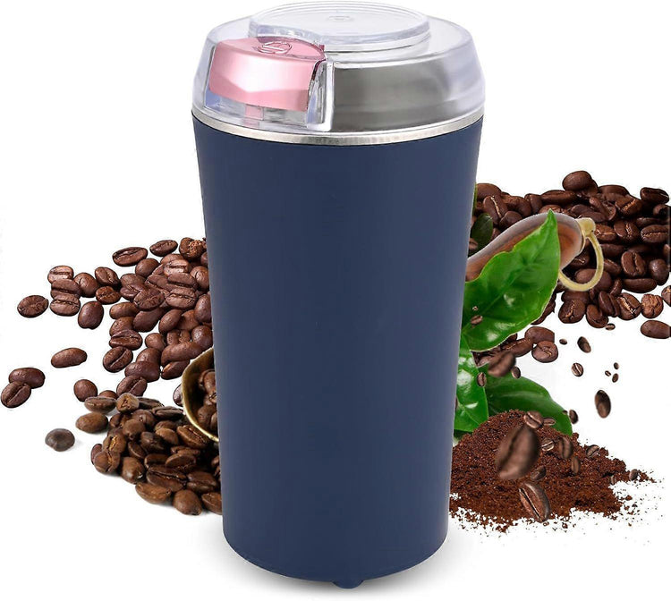 200W Electric Coffee Grinder - Stainless Steel Blades, Overheat Protection, Portable Mill - Flavour Fushion Cooking Shop