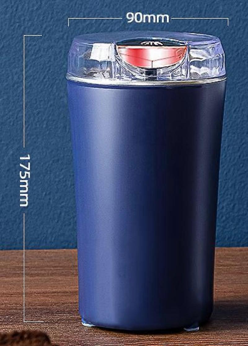 200W Electric Coffee Grinder - Stainless Steel Blades, Overheat Protection, Portable Mill - Flavour Fushion Cooking Shop