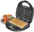 Waffle & Sandwich Maker - 2-in-1 Waffle Iron Panini Press Toaster Breakfast Machine - Flavour Fushion Cooking Shop