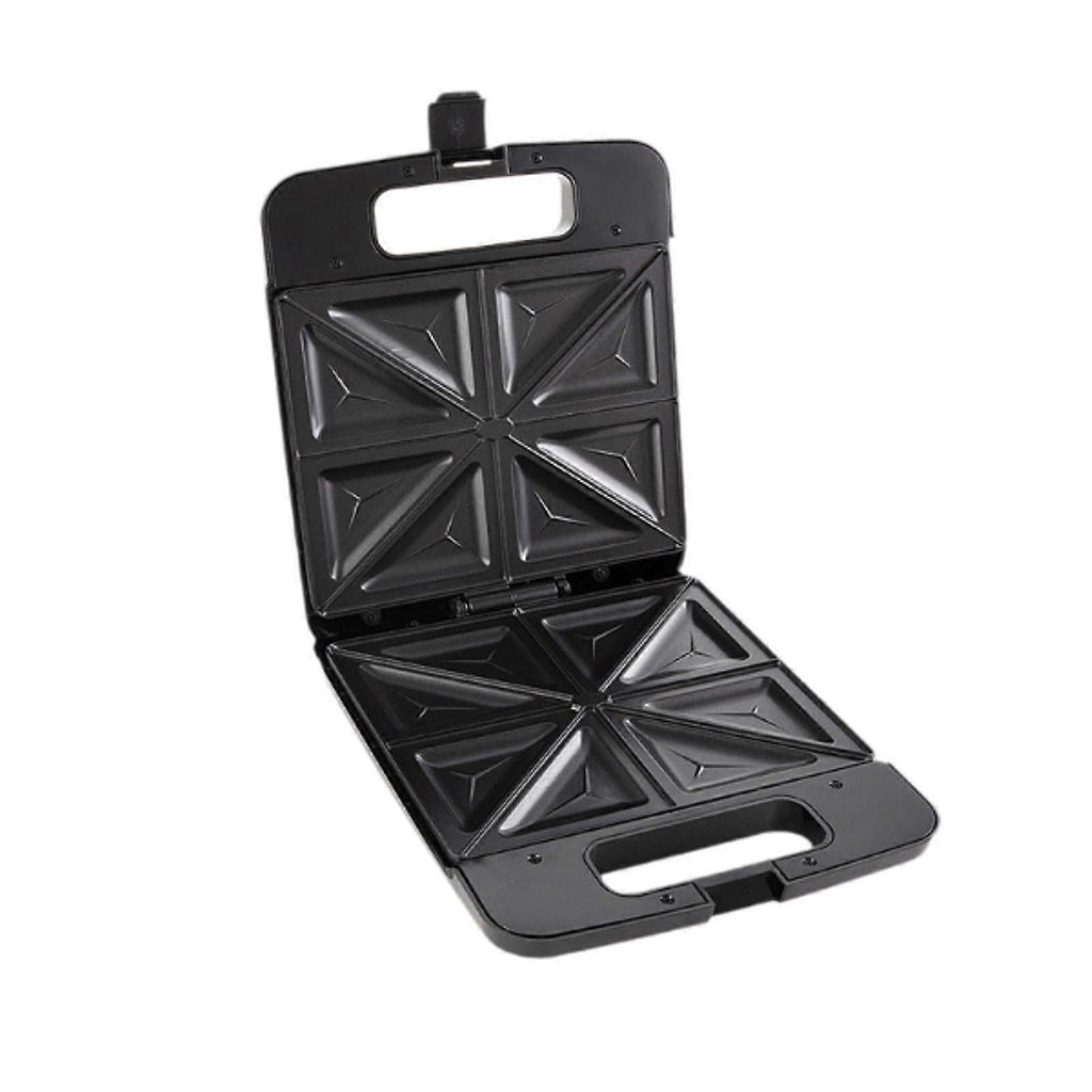 Triangle Waffle Maker with Handle - Portable Nonstick Waffle Iron for Home & Restaurant