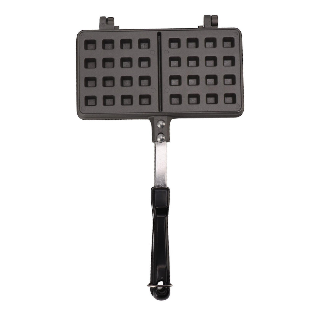 Manual Waffle Maker - Double Nonstick Aluminum Alloy Waffle Mold for Hash Browns, Pancakes