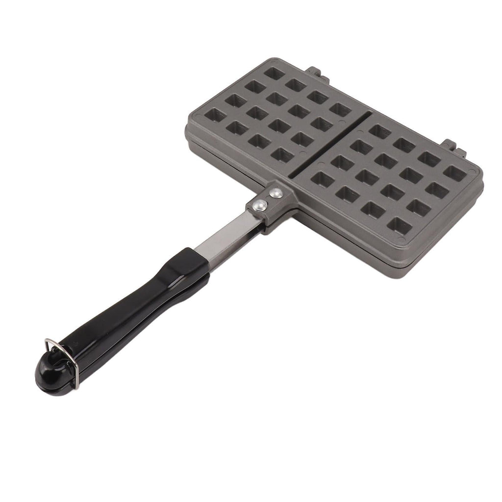 Manual Waffle Maker - Double Nonstick Aluminum Alloy Waffle Mold for Hash Browns, Pancakes