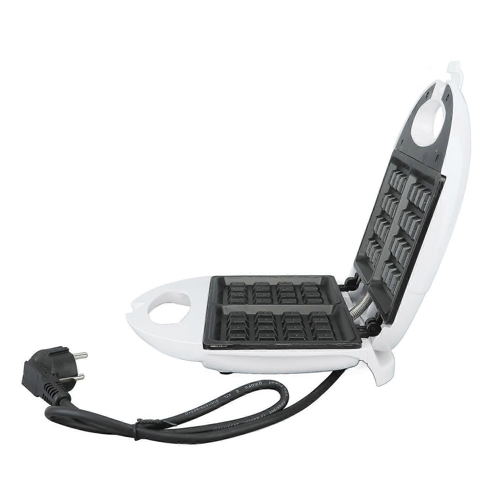 750W Mini Waffle Maker - Nonstick Aluminum Alloy Waffle Iron for Breakfast, Easy to Use