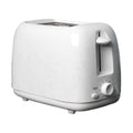 Stainless Steel 2-Slice White Toaster, Wide Slot, Adjustable Browning