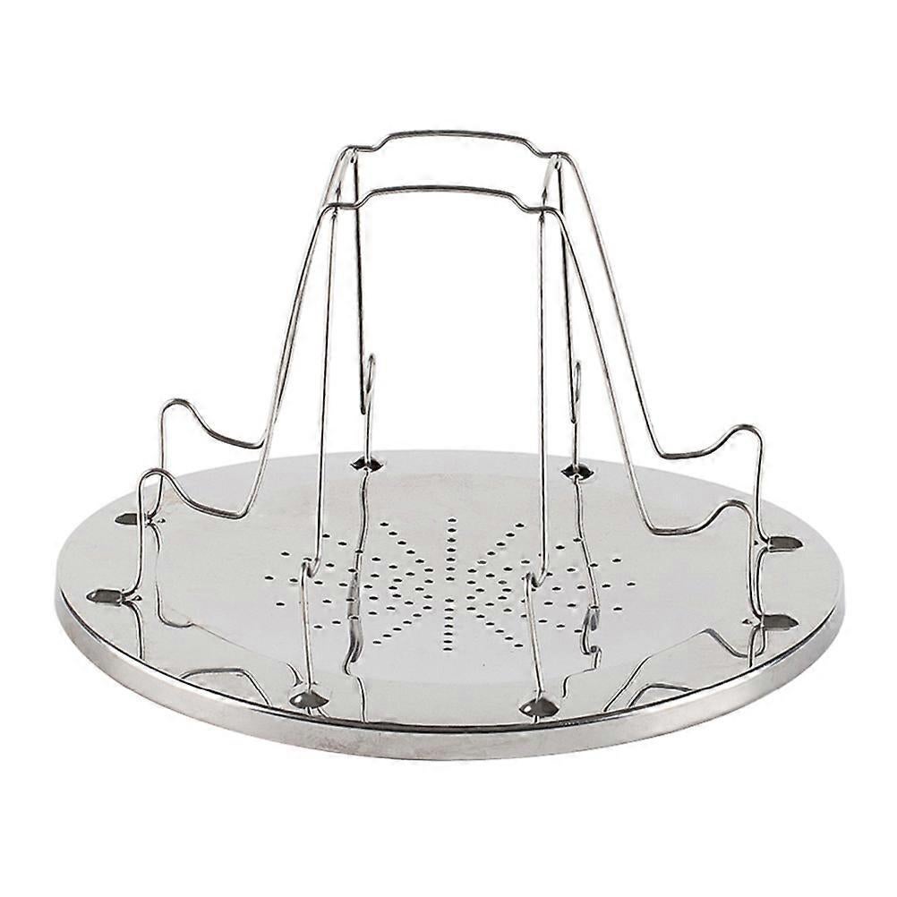 Folding Stainless Steel Camping Toaster Tray, 4 Slice